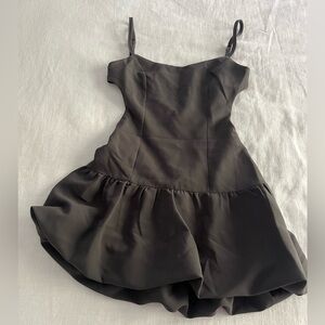 Edikted Gray Bubble Dress